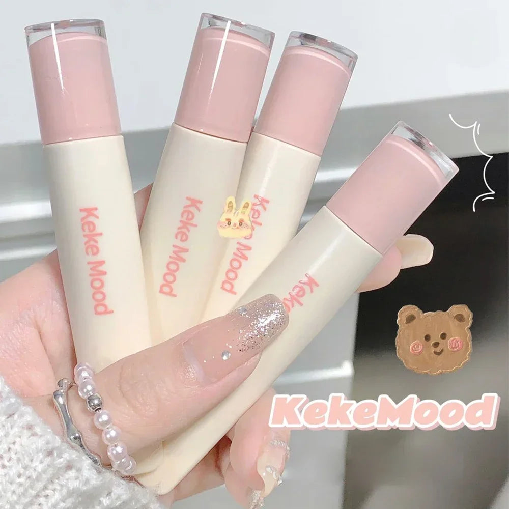 4 Colors Water Mirror Lip Gloss Moisturizing Nude Lipgloss Jelly Transparent Tube Liquid Lipstick Long Lasting Makeup Cosmetics