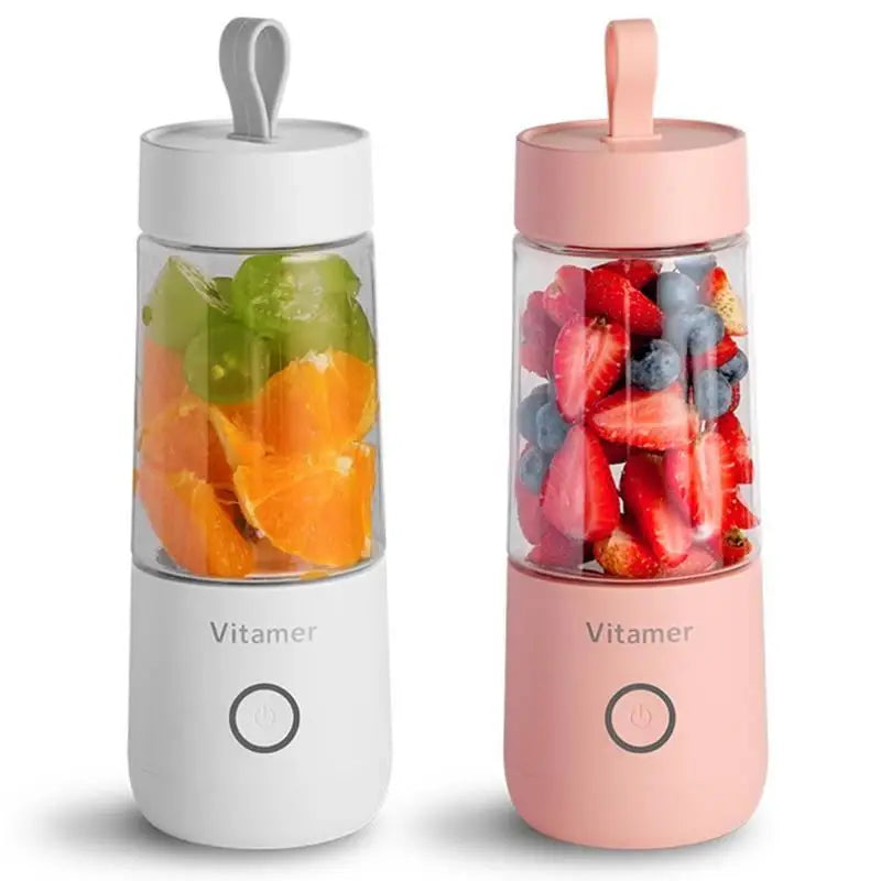 350ml Portable Blender Juicer Electric USB Rechargeable Mixer Smoothie Slushy Cup Fresh Juice Blender Bottle USB Charging Kitch