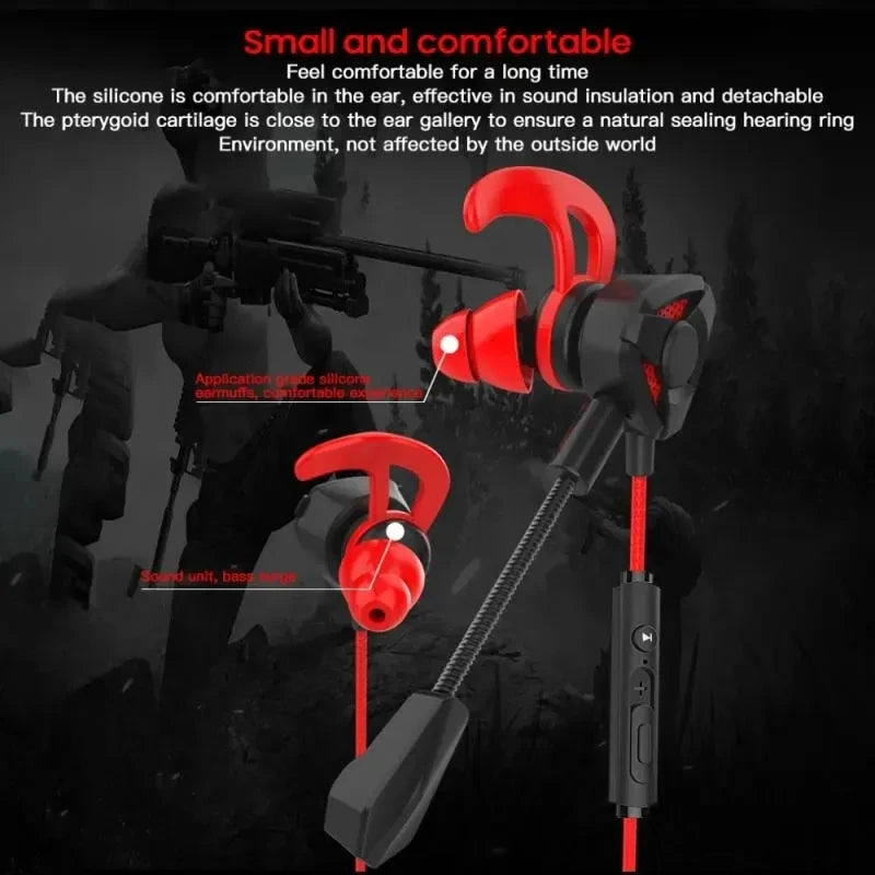 Headset Gamer Headphones Wired Earphone Gaming Earbuds With Mic For Pubg PS4 CSGO Casque Phone Tablet Laptop Universal Game