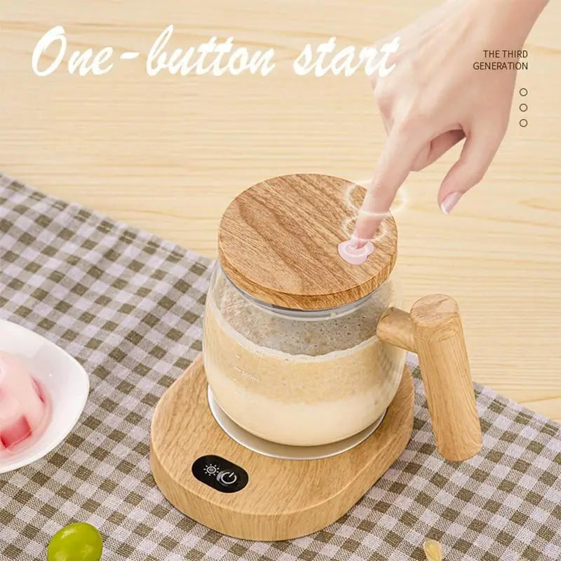 400ml Portable Electric Self Stirring Coffee Mug Self Mixing Cup Glass Mug  Office Glass Inner Tank Mug Electric Stirring Cup