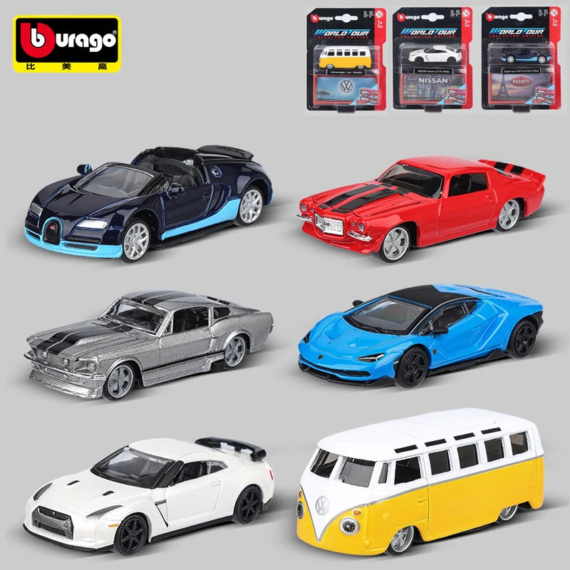 Bburago 1/64 VOLKSWAGEN GOLF GTI Miniature Alloy Car Model Diecast Vehicle Replica  Pocket Car Collection Toy For Boy Gifts