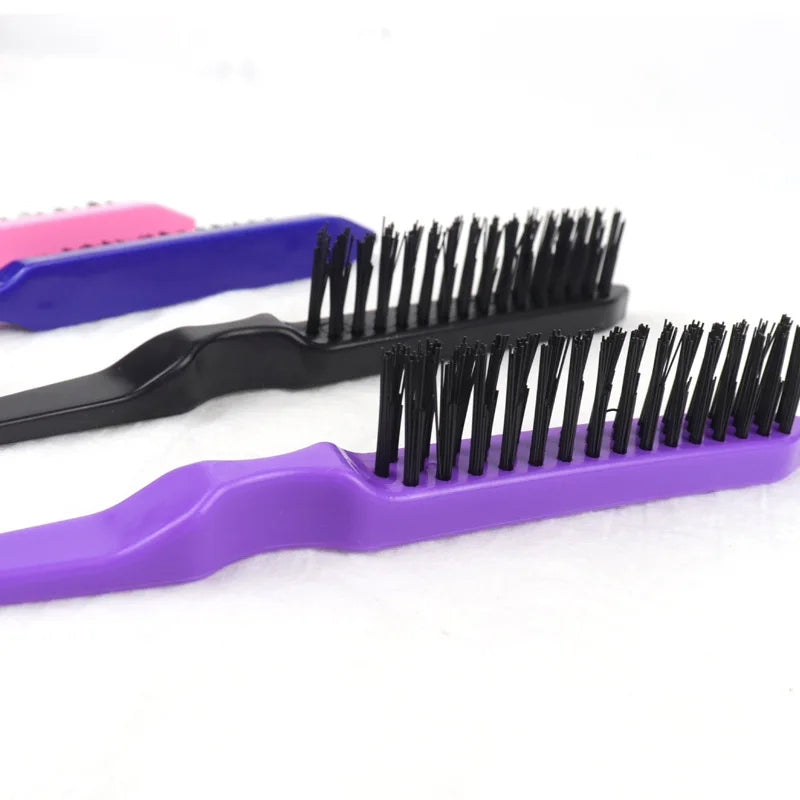 1 Pcs Professional Hair Brushes Comb Teasing Back Combing Hair Brush Slim Line Styling Tools 4 Colors Wholesale