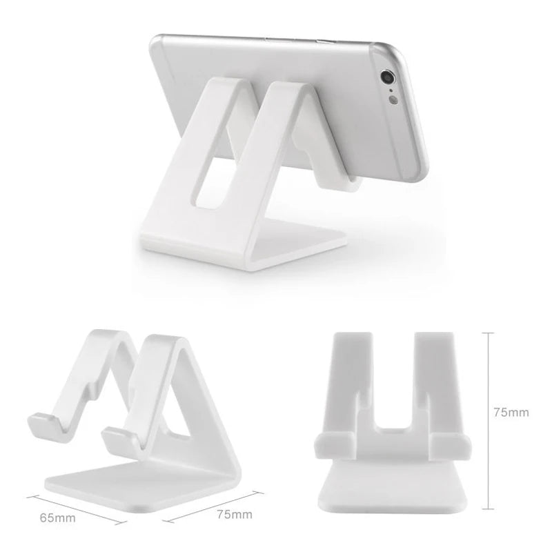 Phone Desktop Stand for Table Cell Phone Support Holder for Ipad Samsung IPhone X XS Max Mobile Phone Holder Plastic Mount